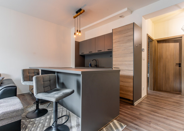 PRENAJATÉ Zariadený 2-i byt v novostavbe s balkónom – Trnkov