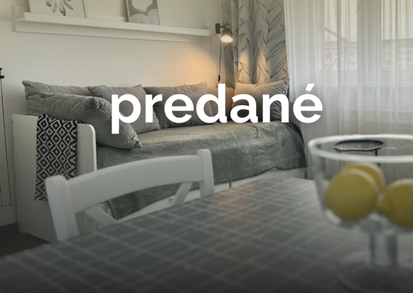 Zariadená garsónka v Bardejove – ideálna investícia