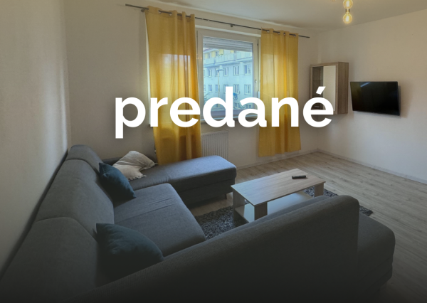 REZERVOVANÉ Zrekonštruovaný 2-izbový v TOP lokalite – Prešov