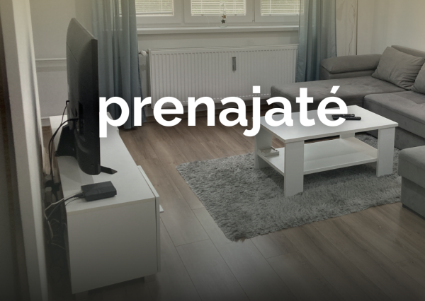 Zrekonštruovaný 2-izbový byt na prenájom v tichej lokalite