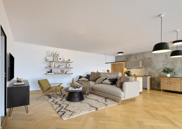 Luxusný byt 114 m² elegancie + terasa 22,5 m² s panorámou