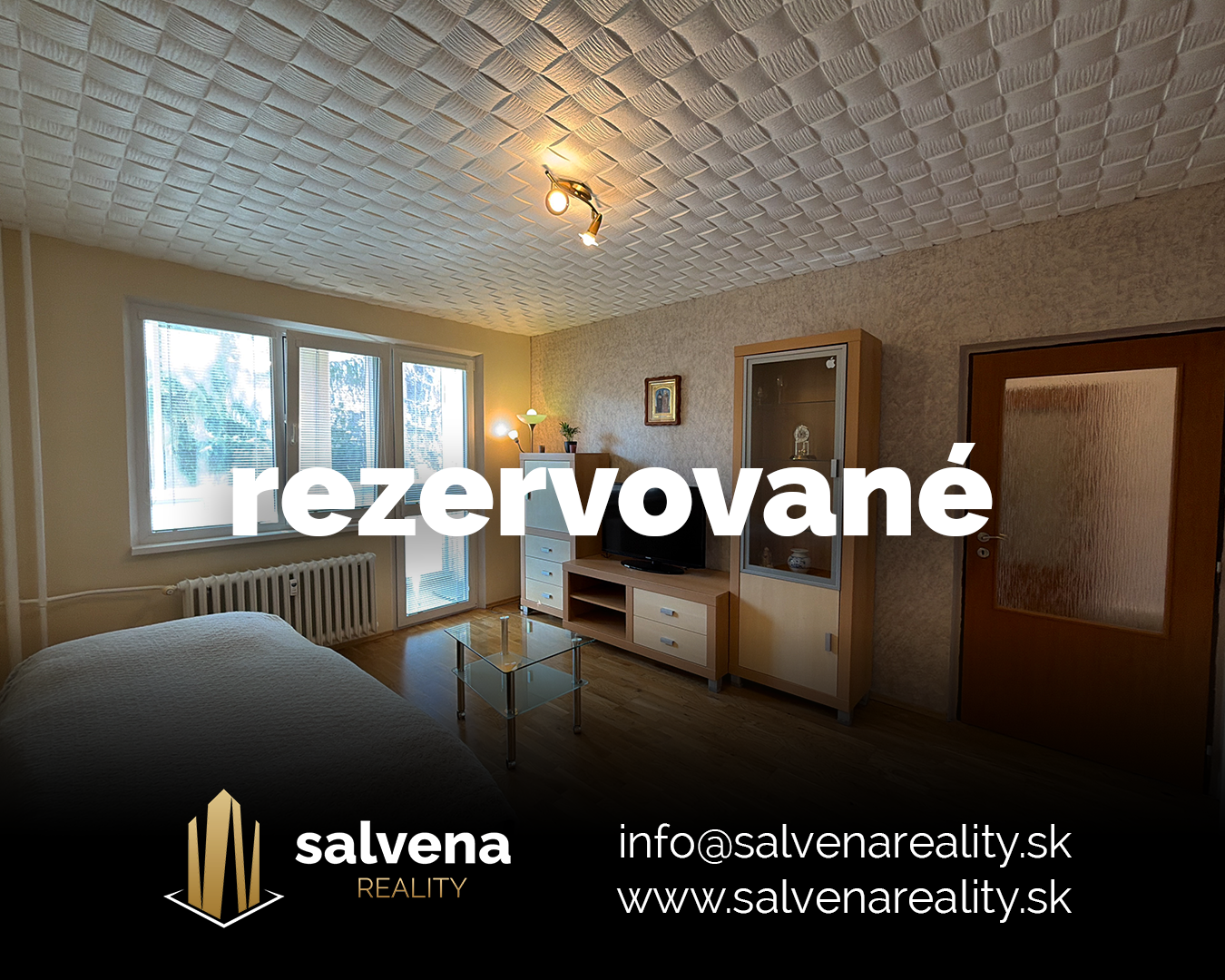 REZERVOVANÉ-1-izbový byt  Košice, Terasa, Trieda SNP